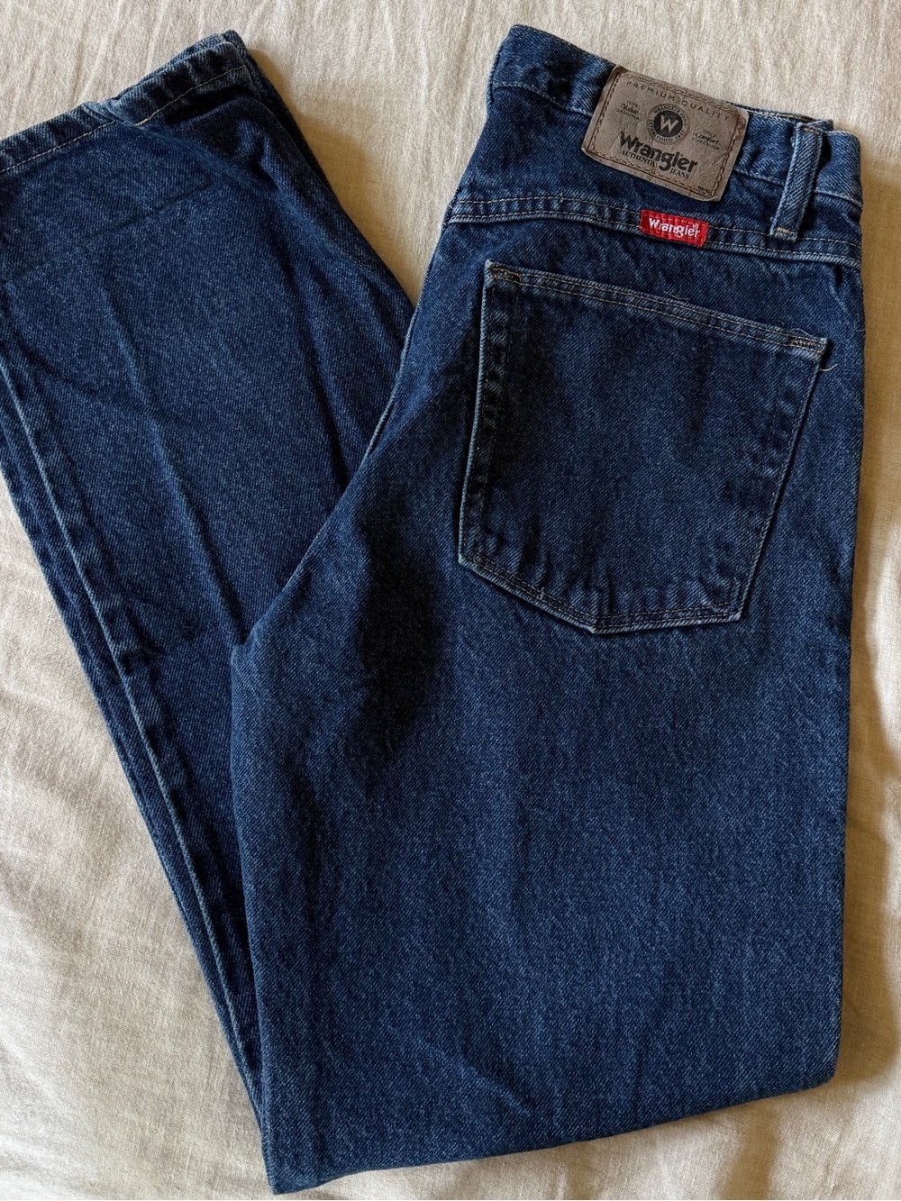 Wrangler Relaxed Fit Jeans | Dark Wash Straight Leg Denim